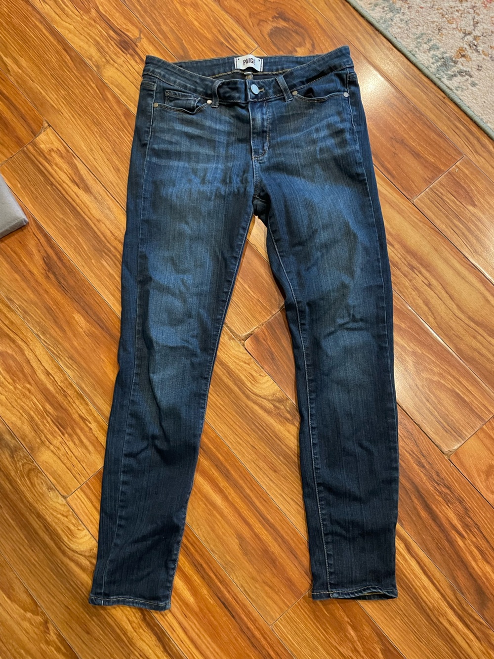 PAIGE Verdugo Ankle Dark Wash Jeans